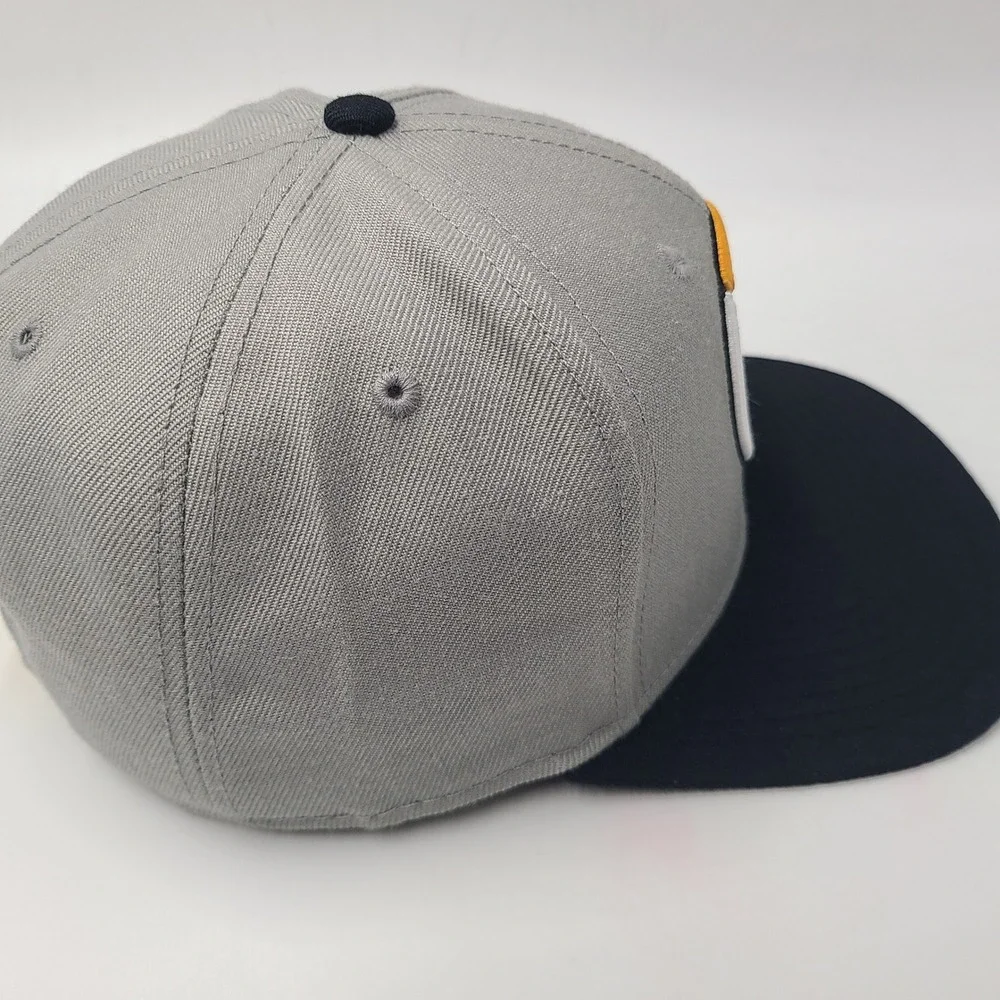 Overwatch Hat Snapback Blizzard Entertainment Gray Black Video Game Wool Blend